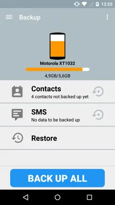 Comodo Backup android App screenshot 2